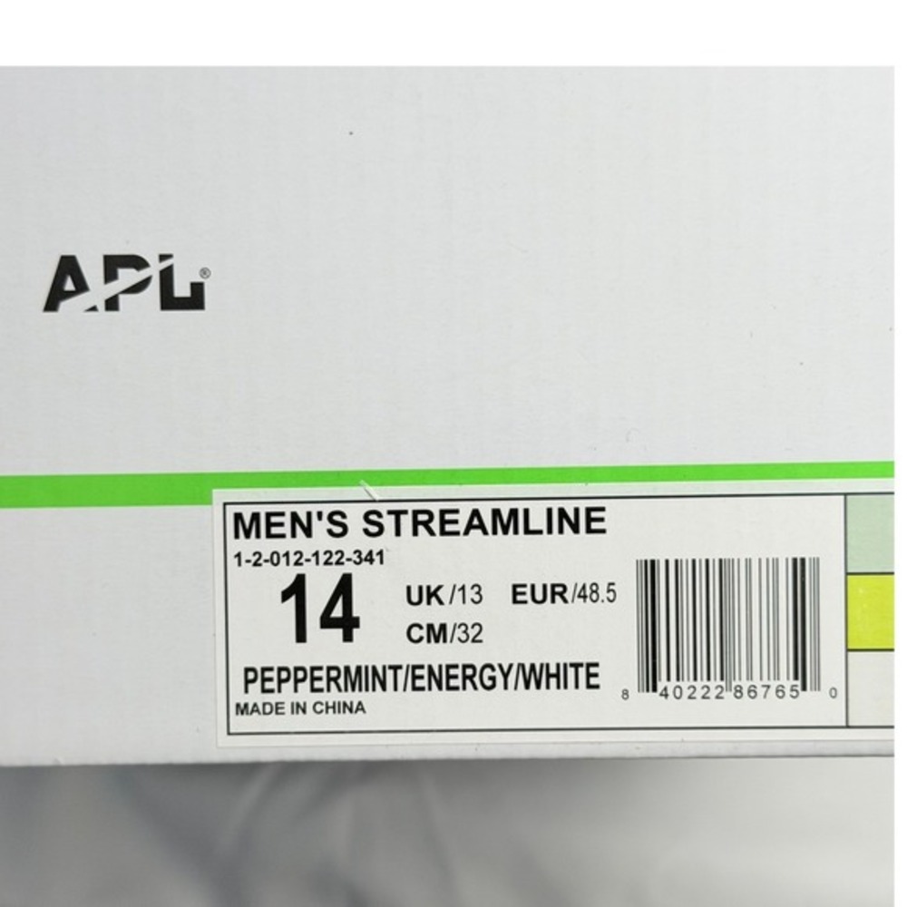 APL Athletic Propulsion Labs Mens Streamline Running Shoes 14 Peppermint Energy - Picture 7 of 12